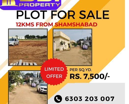 OPEN PLOTS FOR SALE @ GUDUR VILLAGE SHAMSHABAD